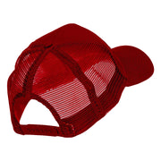 US Air Force Veteran Military Patched Mesh Cap