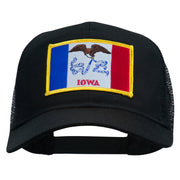 Iowa State Flag Patched Mesh Cap