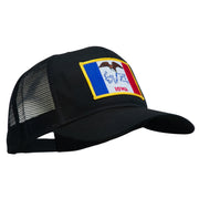 Iowa State Flag Patched Mesh Cap