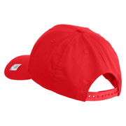 U.S. Marine Corps 2nd Marine Division Embroidered 6 Panel Structured Cotton Twill Cap Made in USA - Red OSFM