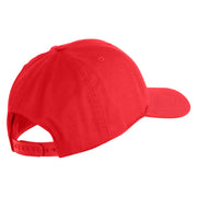 U.S. Marine Corps 2nd Marine Division Embroidered 6 Panel Structured Cotton Twill Cap Made in USA - Red OSFM