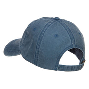 Single Cactus Embroidered Washed Cap