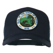 Indiana State Patched Mesh Cap