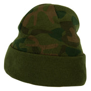 Air Assault Embroidered Camo Long Beanie