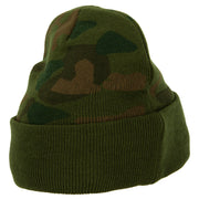 Air Assault Embroidered Camo Long Beanie