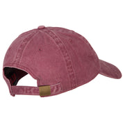 I Love Grandpa Embroidered Washed Cotton Twill Cap