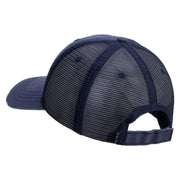 Licensed Star US Army Embroidered Low Profile Special Cotton Mesh Cap - Navy OSFM
