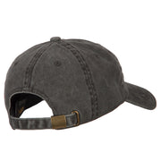 I Love Grandpa Embroidered Washed Cotton Twill Cap