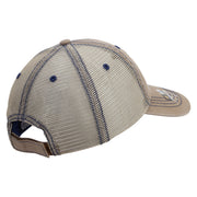 Licensed Star US Army Embroidered Low Profile Special Cotton Mesh Cap - Khaki OSFM