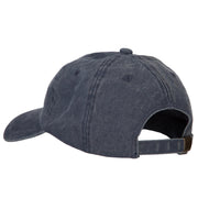 I Love Grandpa Embroidered Washed Cotton Twill Cap