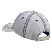 Licensed Star US Army Embroidered Low Profile Special Cotton Mesh Cap - Putty OSFM