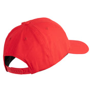 3rd Marine Division Retired Embroidered 6 Panel Structured Cotton Twill Cap Made in USA - Red OSFM