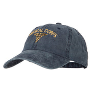 Medical Corps Embroidered Washed Buckled Cap