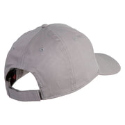 El Paso Texas Embroidered Solid Cotton Twill Low Profile Strap Cap - Grey OSFM