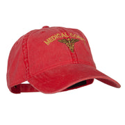 Medical Corps Embroidered Washed Buckled Cap