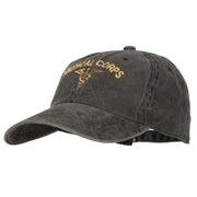 Medical Corps Embroidered Washed Buckled Cap