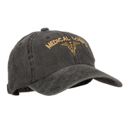 Medical Corps Embroidered Washed Buckled Cap