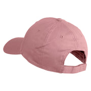 El Paso Texas Embroidered Solid Cotton Twill Low Profile Strap Cap - Pink OSFM