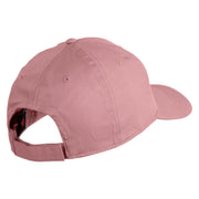 El Paso Texas Embroidered Solid Cotton Twill Low Profile Strap Cap - Pink OSFM