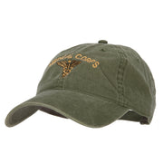 Medical Corps Embroidered Washed Buckled Cap