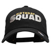 Sparkly Birthday Squad Embroidered Unstructured Cotton Twill Washed Cap