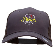 Poker Club Embroidered High Profile Mesh Cap