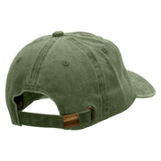 Iraq War Veteran Embroidered Washed Cotton Brass Buckle Cap