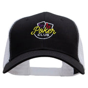 Poker Club Embroidered High Profile Mesh Cap