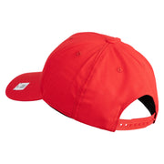 4th Marine Division Veteran Embroidered 6 Panel Structured Cotton Twill Cap Made in USA - Red OSFM