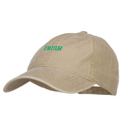 Mini Irish Embroidered Washed Cap