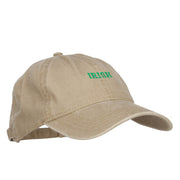 Mini Irish Embroidered Washed Cap