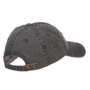 Fishing Rules Embroidered Washed Cap