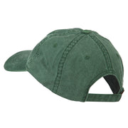 Circle Cross Design Embroidered Cap