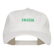 Mini Irish Embroidered Washed Cap