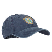 US Air Force Retired Circle Embroidered Washed Cotton Twill Cap