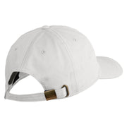 Kentucky State Derby Embroidered Unstructured Cotton Twill Washed Cap - White OSFM
