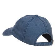 Fishing Rules Embroidered Washed Cap