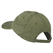 Circle Cross Design Embroidered Cap