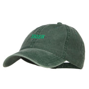 Mini Irish Embroidered Washed Cap