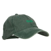 Mini Irish Embroidered Washed Cap