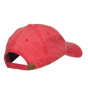 Fishing Rules Embroidered Washed Cap