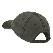 Circle Cross Design Embroidered Cap