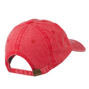 Circle Cross Design Embroidered Cap