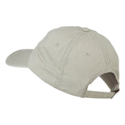 Circle Cross Design Embroidered Cap