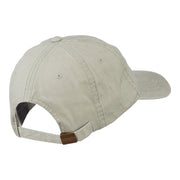 Circle Cross Design Embroidered Cap