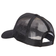 Irish Letter Design Heat Transfer Solid Cotton Twill Mesh Pro Style Cap