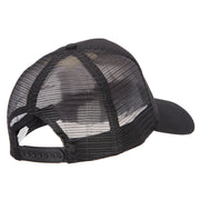 Irish Letter Design Heat Transfer Solid Cotton Twill Mesh Pro Style Cap