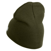 USAF Thunderbirds Symbol Embroidered 8" Short Beanie - Olive OSFM