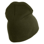 USAF Thunderbirds Symbol Embroidered 8" Short Beanie - Olive OSFM