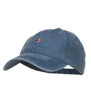 Mini Sailboat Embroidered Washed Cap